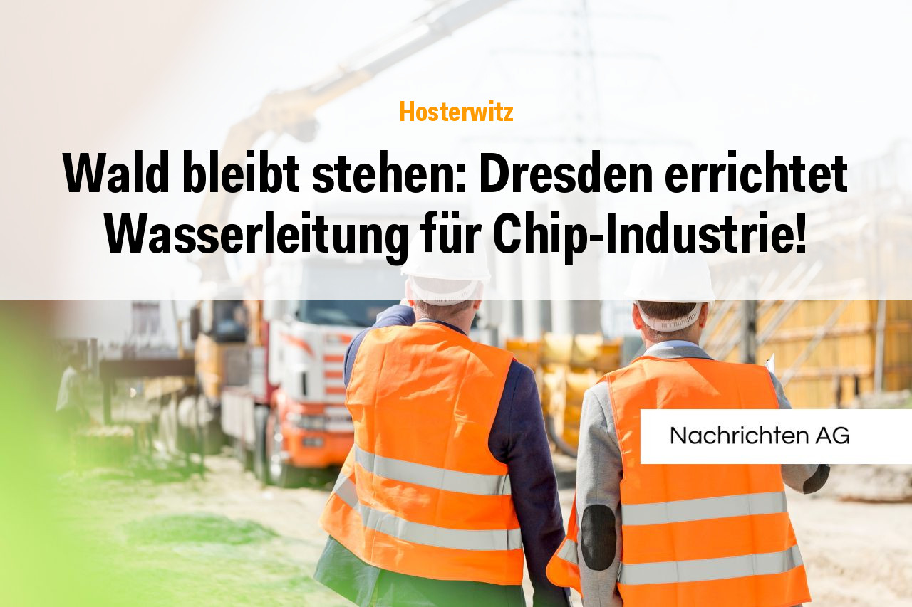 Wald bleibt stehen: Dresden errichtet Wasserleitung für Chip-Industrie!